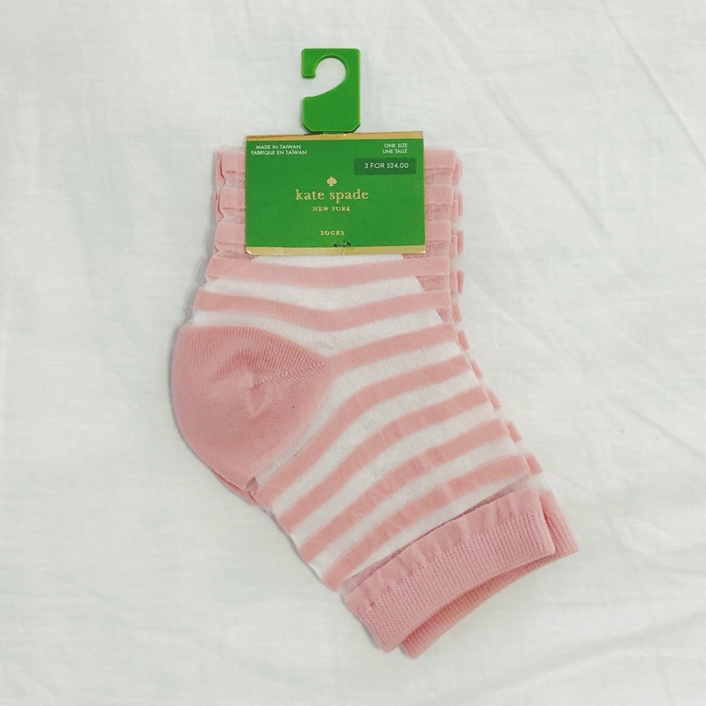 Kate Spade ♠️ Sheer Ankle Socks